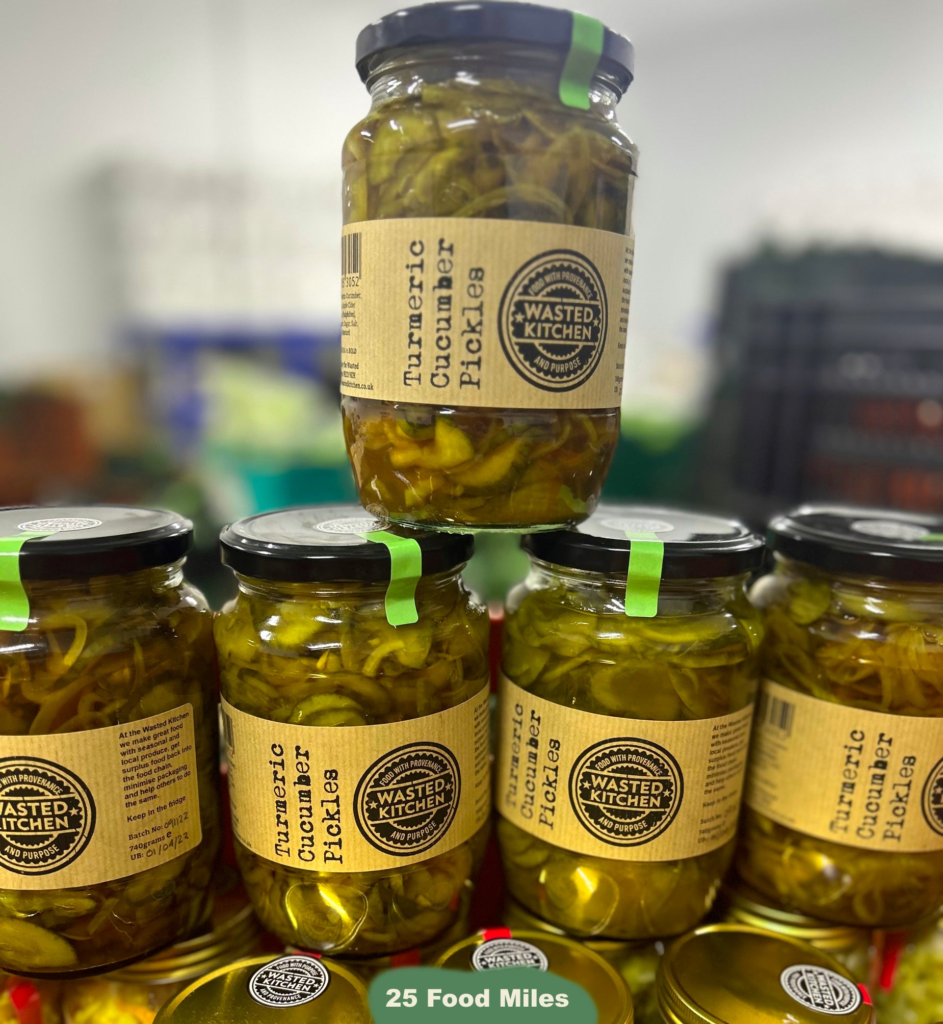 Tumeric Pickled Cucumbers 50% off to clear
